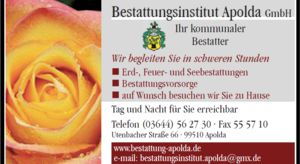 Bestattungsinstitut Apolda GmbH