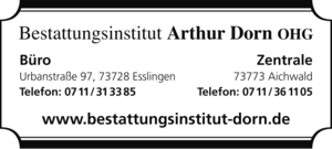 Bestattungsinstitut Arthur Dorn oHG