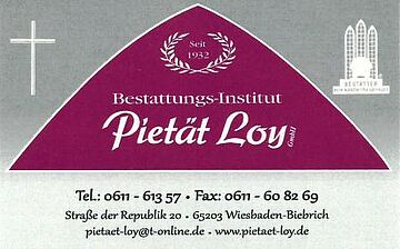 Pietät Loy GmbH
Bestattungsinstitut in Wiesbaden